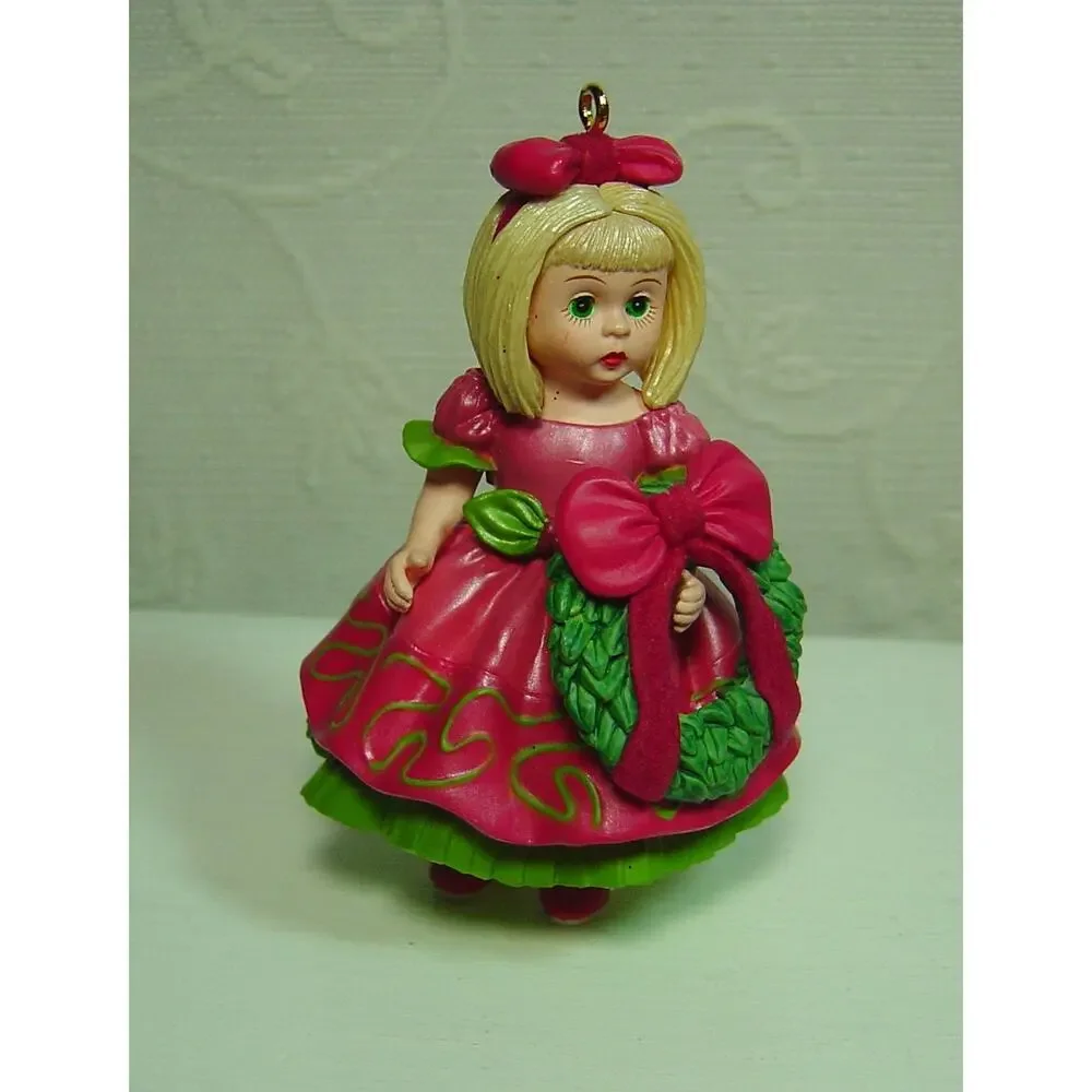 2 HALLMARK ORNAMENTS-MADAME ALEXANDER SERIES-#6-2001 & #14 FROM 2009